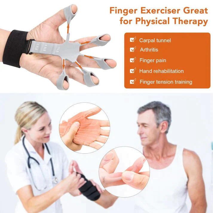 Finger Gripper, Resistant Finger Exerciser, Patients Hand Recovery Physical Tools